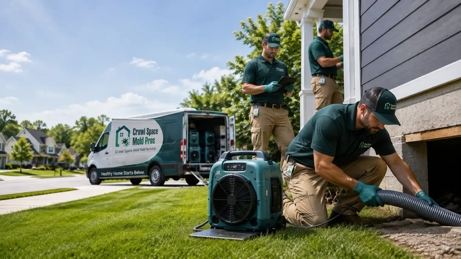 Crawl Space Mold Removal in Albert, KS
